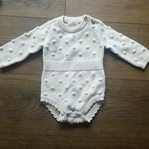 Knit Baby Romper